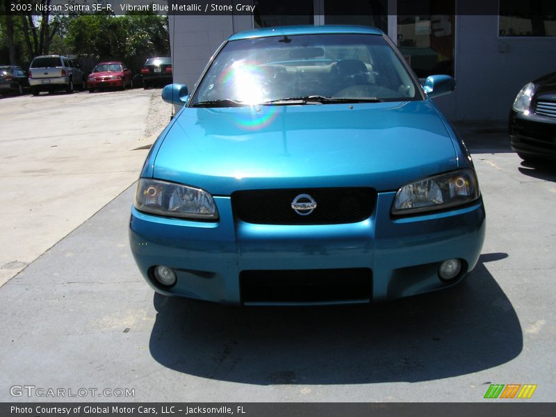 Vibrant Blue Metallic / Stone Gray 2003 Nissan Sentra SE-R