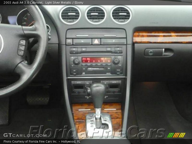 Light Silver Metallic / Ebony 2003 Audi A4 3.0 Cabriolet