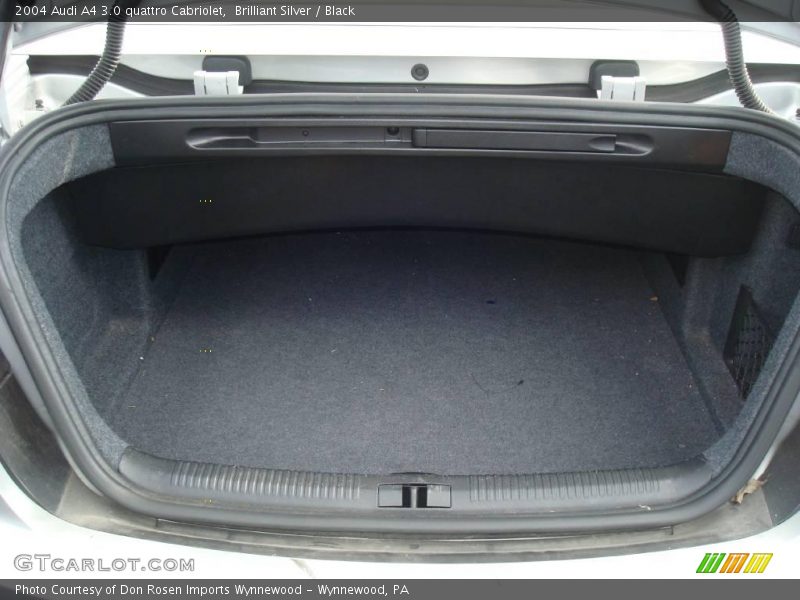 Brilliant Silver / Black 2004 Audi A4 3.0 quattro Cabriolet
