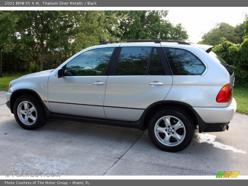Titanium Silver Metallic / Black 2001 BMW X5 4.4i