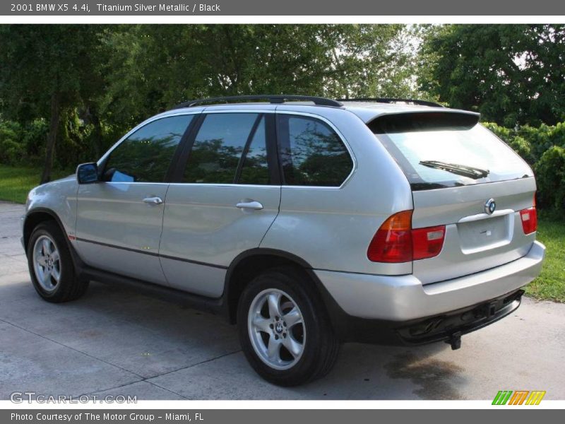 Titanium Silver Metallic / Black 2001 BMW X5 4.4i