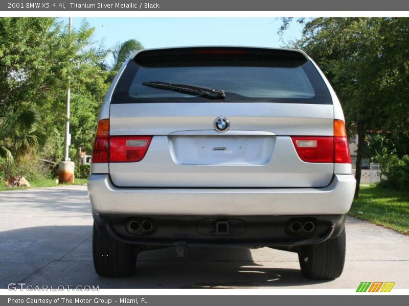Titanium Silver Metallic / Black 2001 BMW X5 4.4i