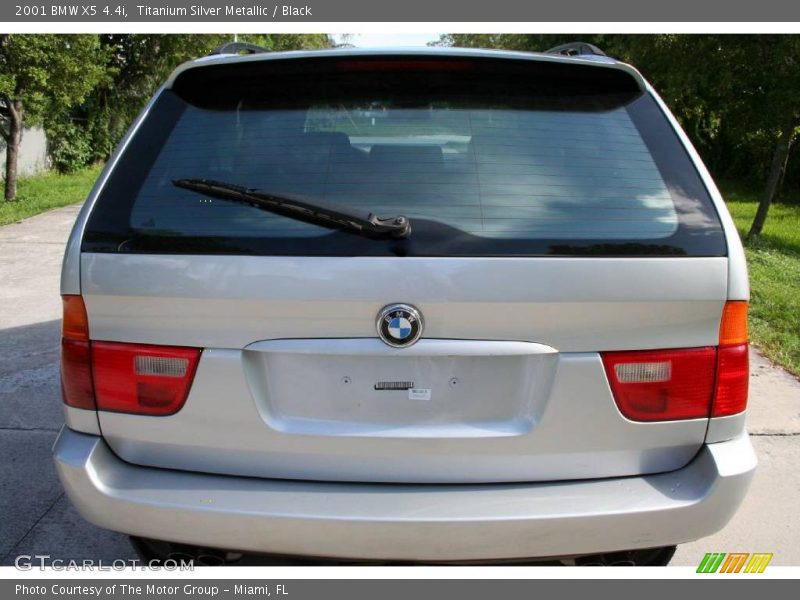 Titanium Silver Metallic / Black 2001 BMW X5 4.4i