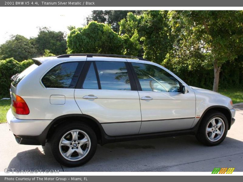 Titanium Silver Metallic / Black 2001 BMW X5 4.4i
