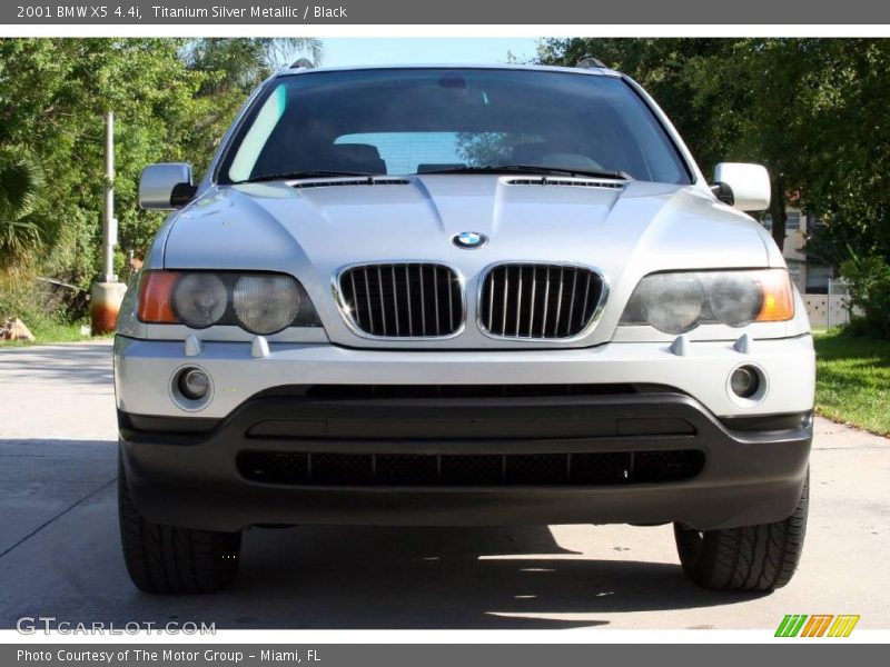 Titanium Silver Metallic / Black 2001 BMW X5 4.4i