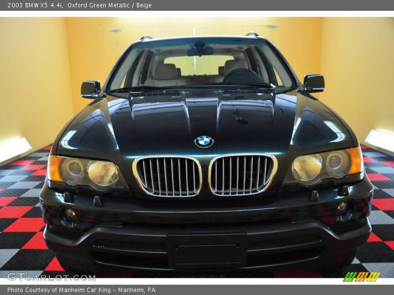 Oxford Green Metallic / Beige 2003 BMW X5 4.4i