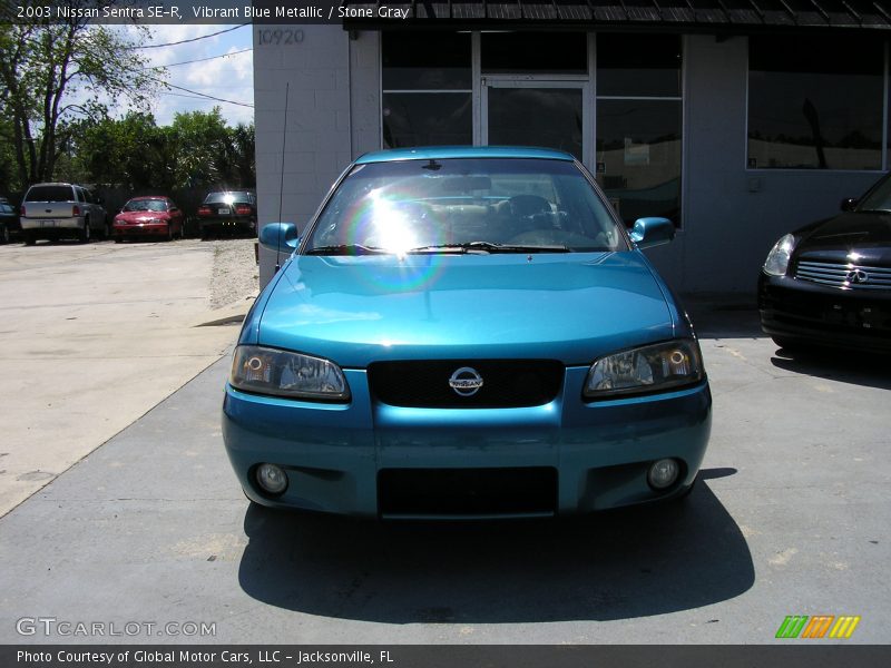 Vibrant Blue Metallic / Stone Gray 2003 Nissan Sentra SE-R