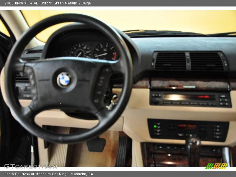 Oxford Green Metallic / Beige 2003 BMW X5 4.4i