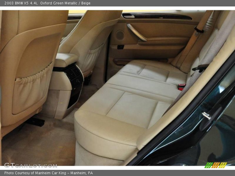 Oxford Green Metallic / Beige 2003 BMW X5 4.4i