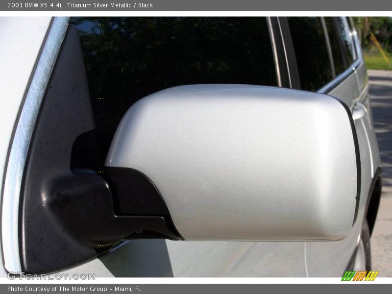 Titanium Silver Metallic / Black 2001 BMW X5 4.4i