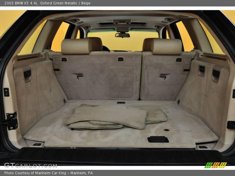 Oxford Green Metallic / Beige 2003 BMW X5 4.4i