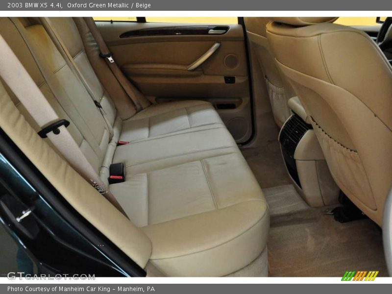 Oxford Green Metallic / Beige 2003 BMW X5 4.4i