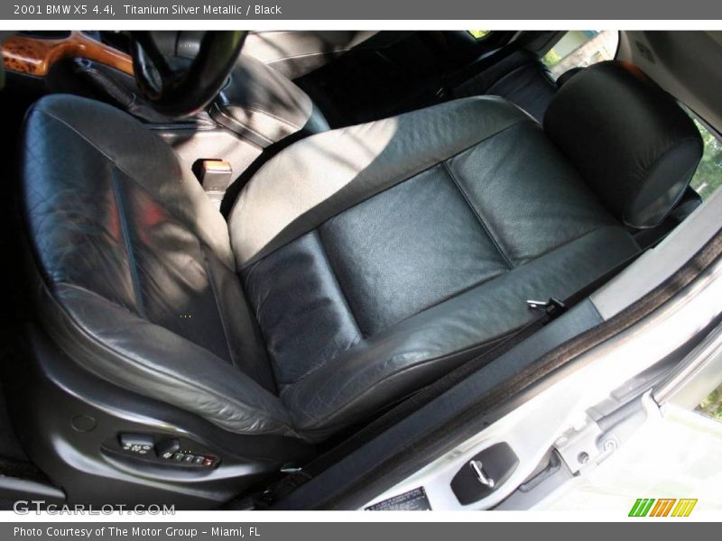 Titanium Silver Metallic / Black 2001 BMW X5 4.4i