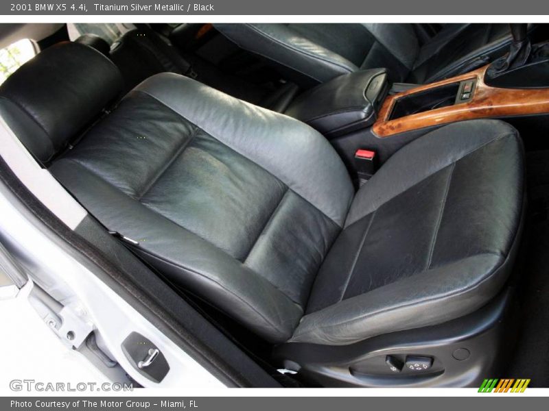 Titanium Silver Metallic / Black 2001 BMW X5 4.4i