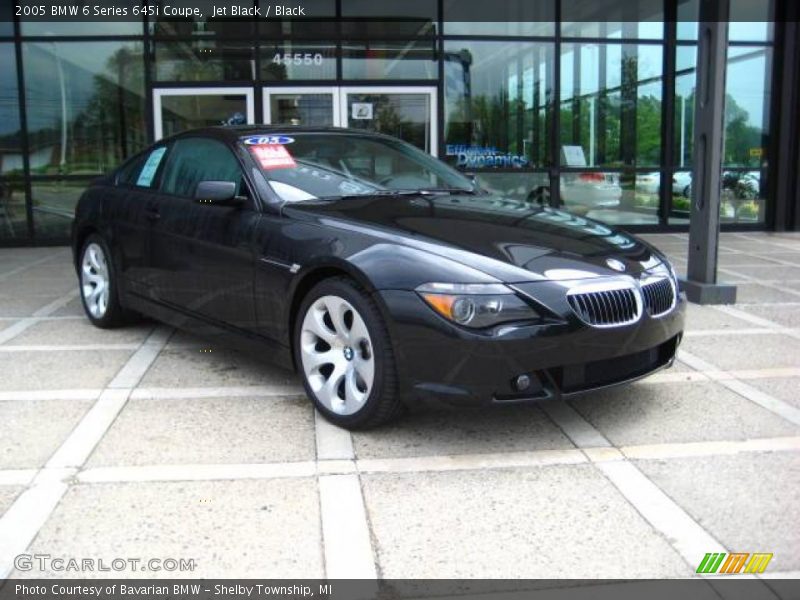 Jet Black / Black 2005 BMW 6 Series 645i Coupe