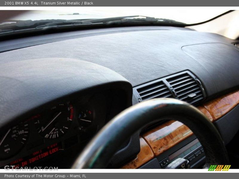 Titanium Silver Metallic / Black 2001 BMW X5 4.4i