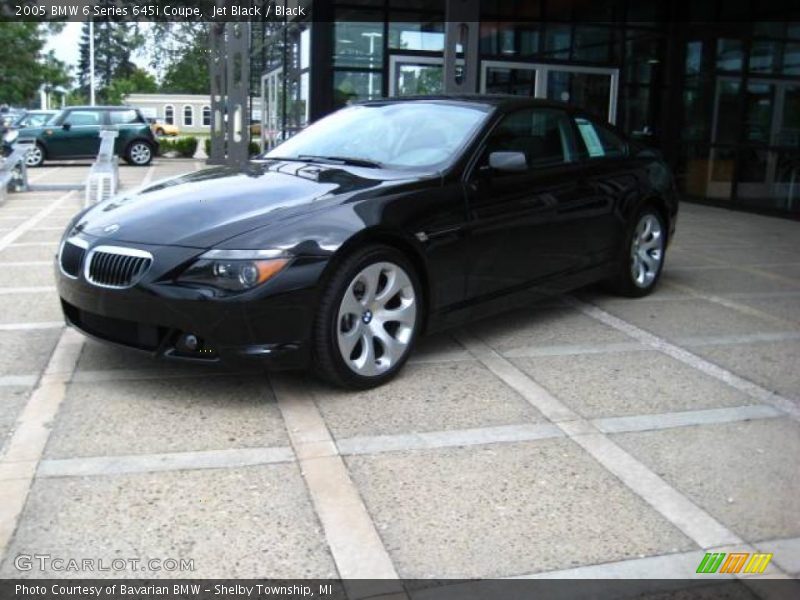 Jet Black / Black 2005 BMW 6 Series 645i Coupe