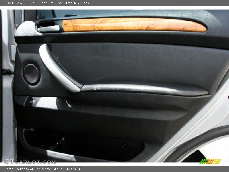 Titanium Silver Metallic / Black 2001 BMW X5 4.4i