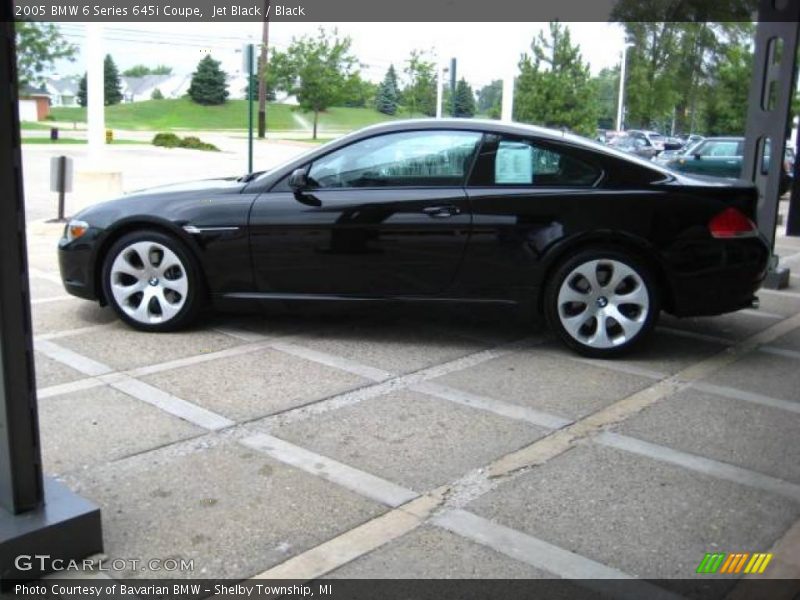 Jet Black / Black 2005 BMW 6 Series 645i Coupe