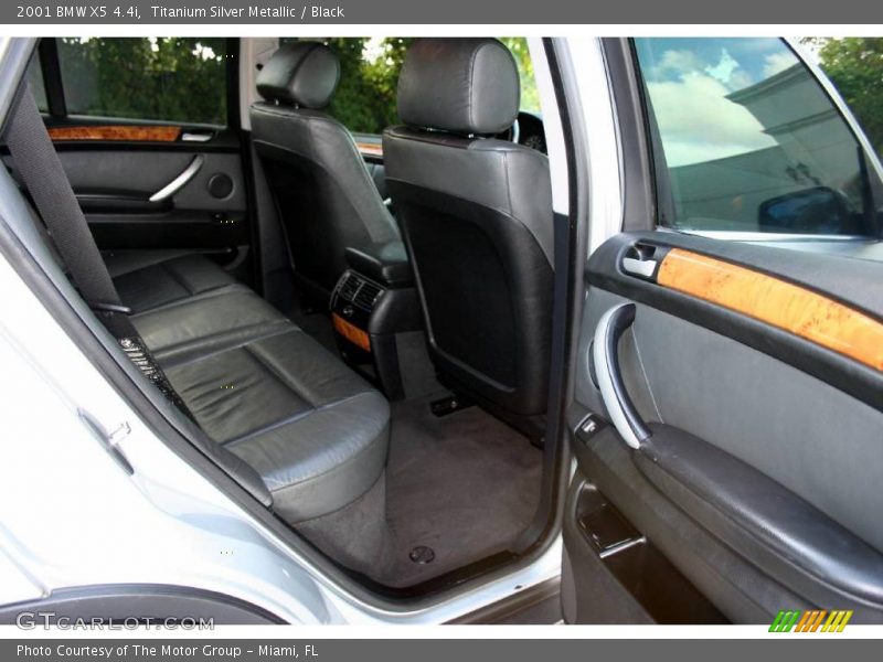 Titanium Silver Metallic / Black 2001 BMW X5 4.4i