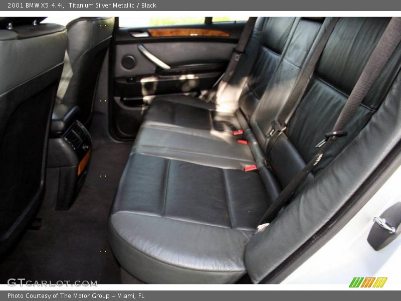 Titanium Silver Metallic / Black 2001 BMW X5 4.4i