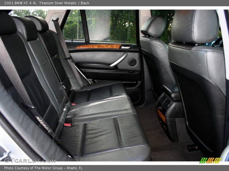 Titanium Silver Metallic / Black 2001 BMW X5 4.4i