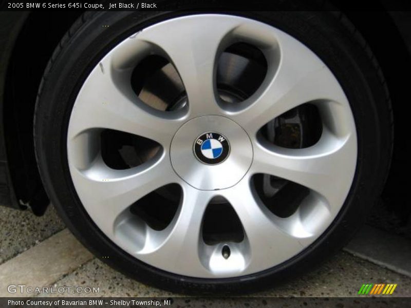 Jet Black / Black 2005 BMW 6 Series 645i Coupe