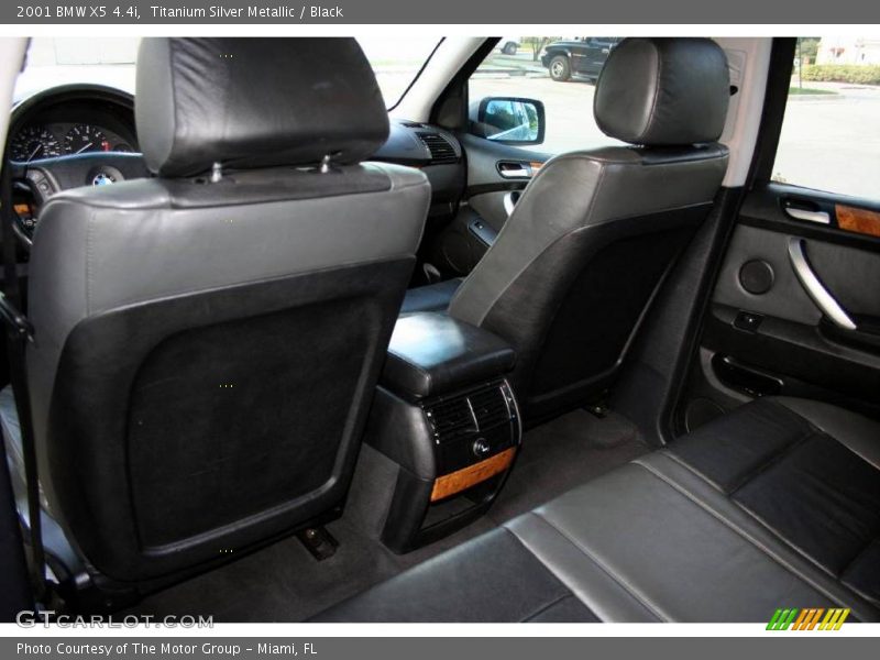 Titanium Silver Metallic / Black 2001 BMW X5 4.4i