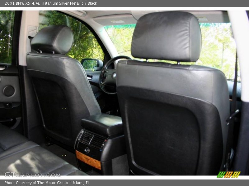 Titanium Silver Metallic / Black 2001 BMW X5 4.4i