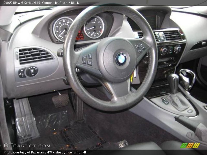Jet Black / Black 2005 BMW 6 Series 645i Coupe