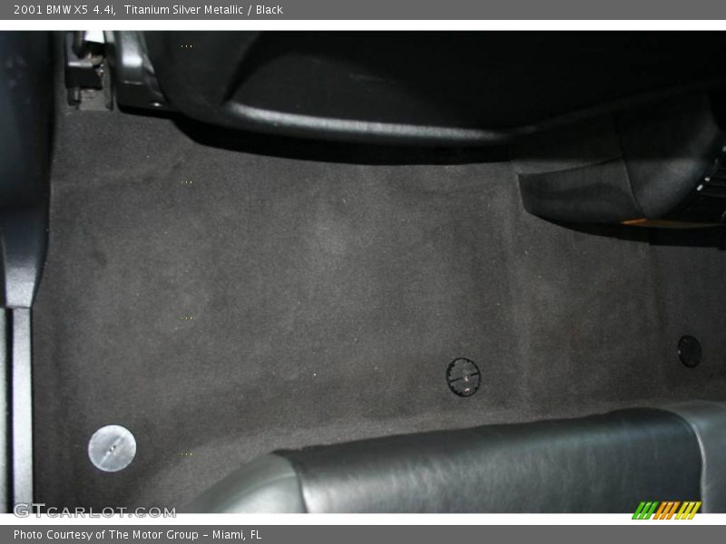 Titanium Silver Metallic / Black 2001 BMW X5 4.4i
