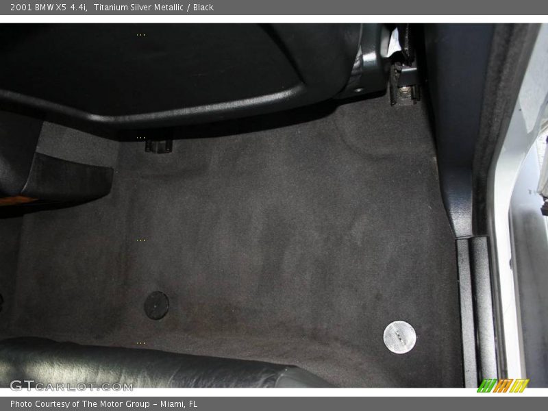 Titanium Silver Metallic / Black 2001 BMW X5 4.4i