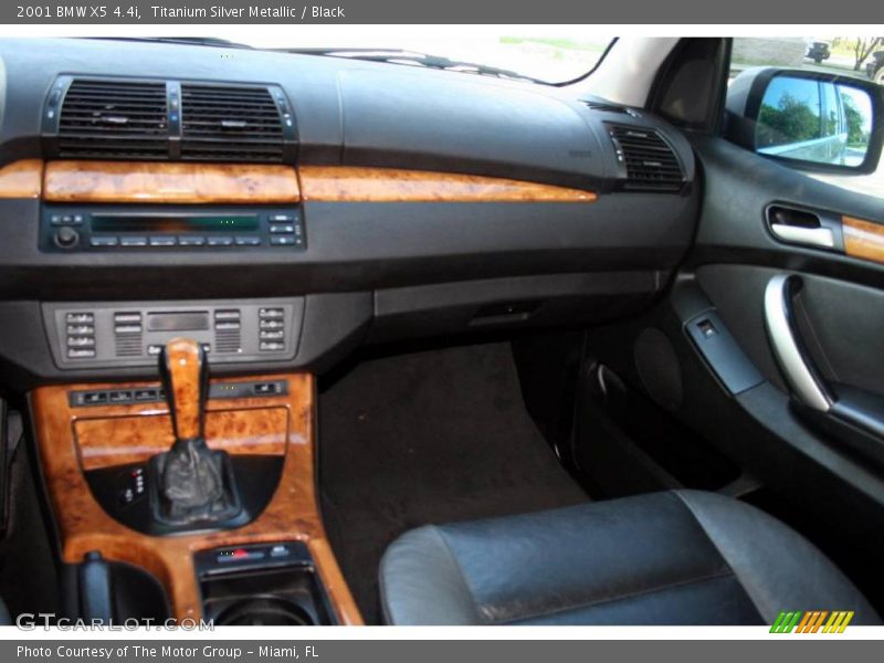 Titanium Silver Metallic / Black 2001 BMW X5 4.4i
