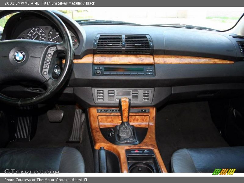 Titanium Silver Metallic / Black 2001 BMW X5 4.4i