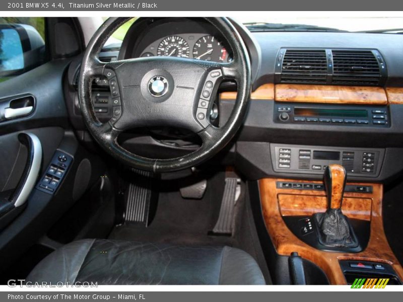 Titanium Silver Metallic / Black 2001 BMW X5 4.4i