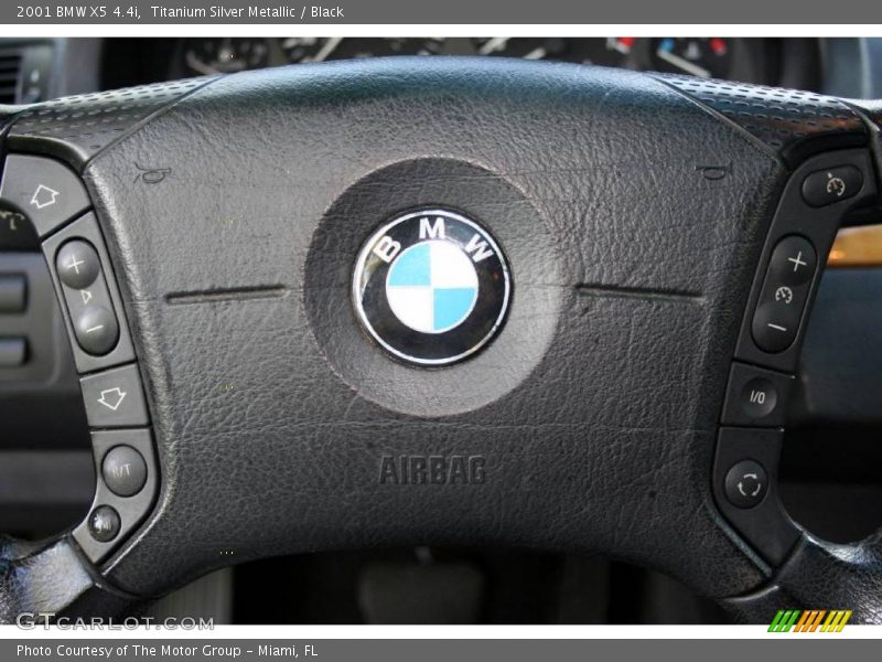 Titanium Silver Metallic / Black 2001 BMW X5 4.4i