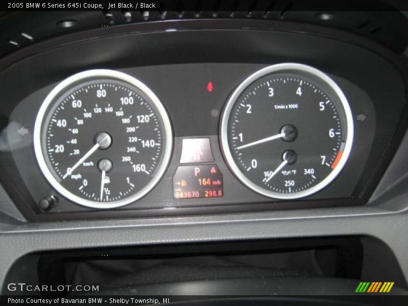 Jet Black / Black 2005 BMW 6 Series 645i Coupe