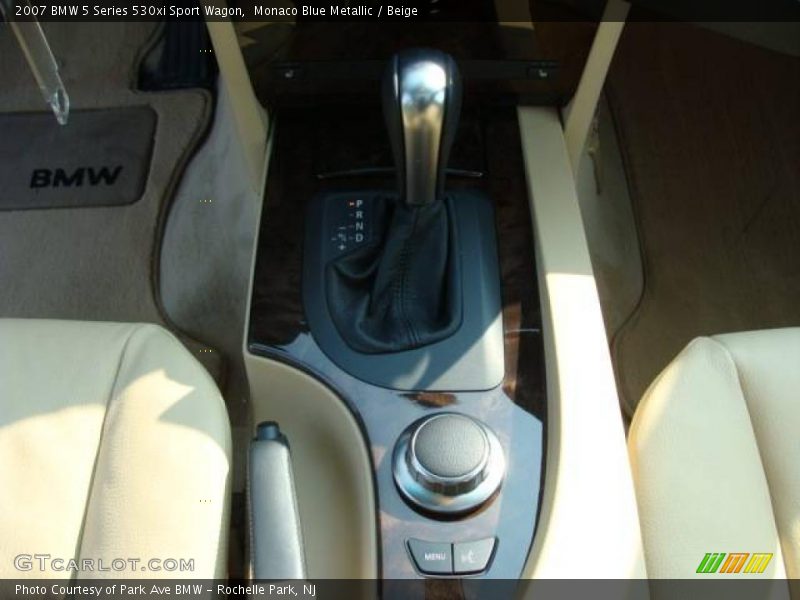 Monaco Blue Metallic / Beige 2007 BMW 5 Series 530xi Sport Wagon
