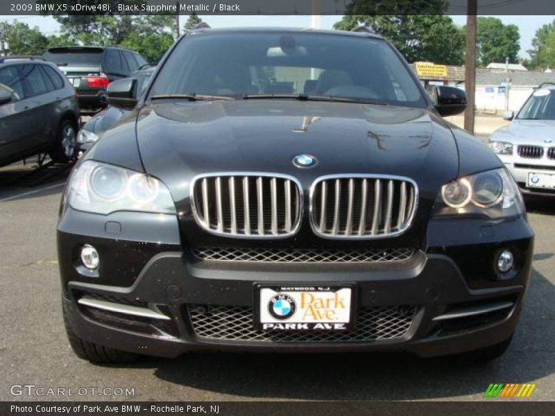 Black Sapphire Metallic / Black 2009 BMW X5 xDrive48i