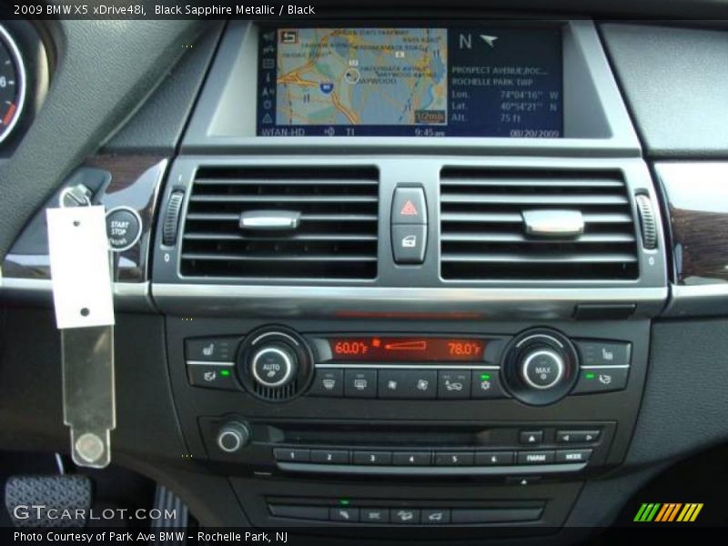 Black Sapphire Metallic / Black 2009 BMW X5 xDrive48i