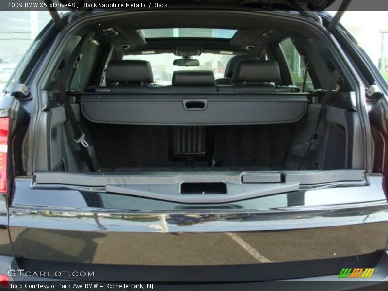 Black Sapphire Metallic / Black 2009 BMW X5 xDrive48i