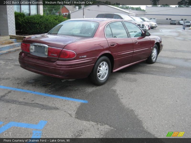 Medium Red Pearl / Medium Gray 2002 Buick LeSabre Custom