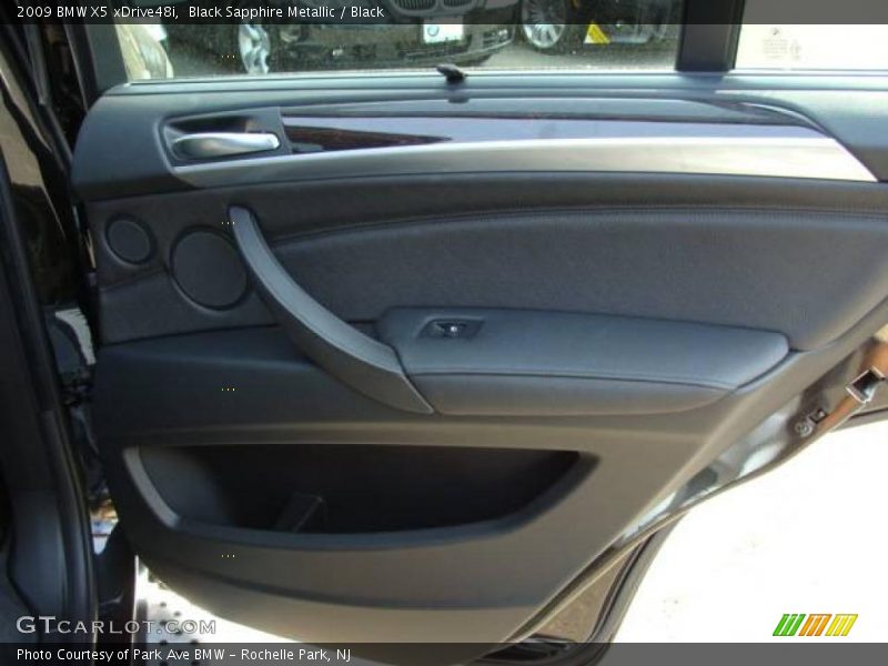 Black Sapphire Metallic / Black 2009 BMW X5 xDrive48i
