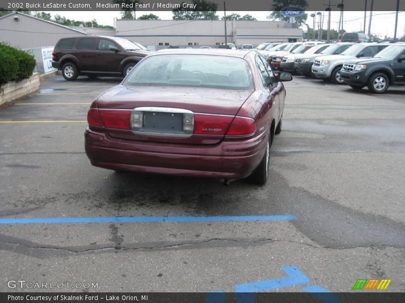 Medium Red Pearl / Medium Gray 2002 Buick LeSabre Custom