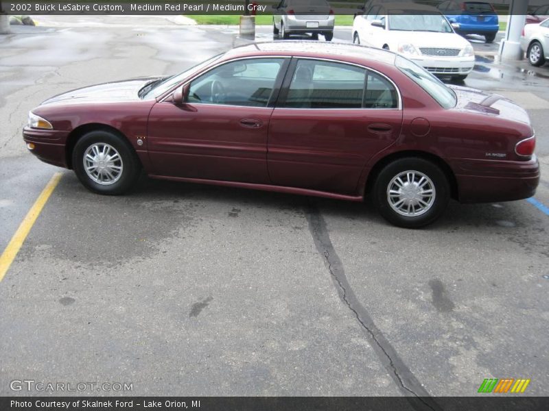 Medium Red Pearl / Medium Gray 2002 Buick LeSabre Custom