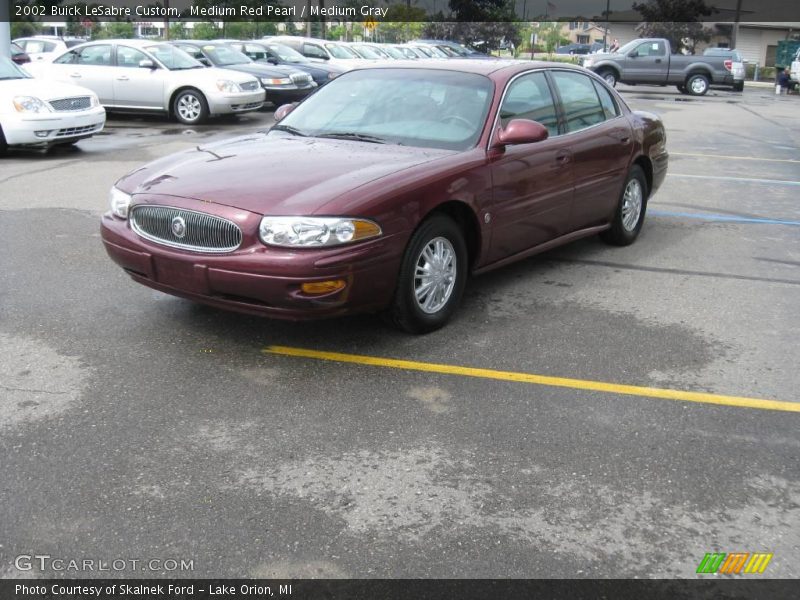 Medium Red Pearl / Medium Gray 2002 Buick LeSabre Custom