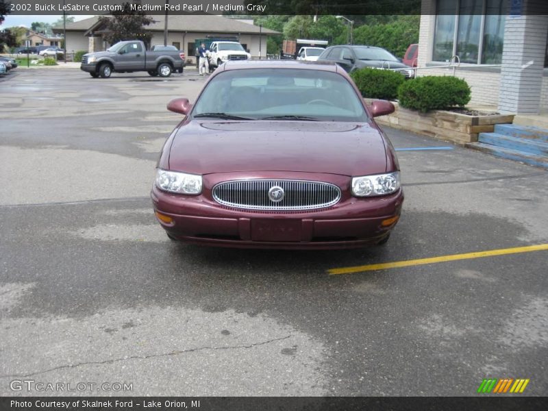 Medium Red Pearl / Medium Gray 2002 Buick LeSabre Custom