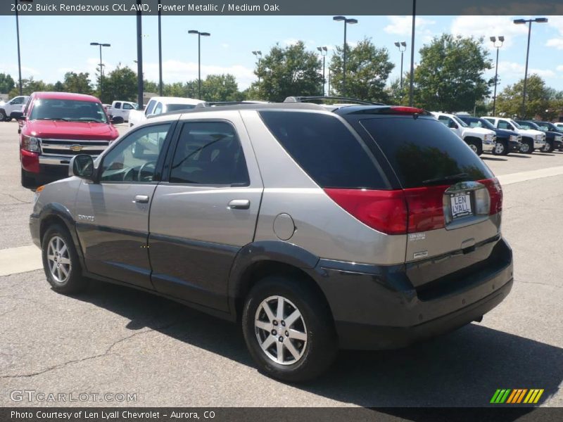 Pewter Metallic / Medium Oak 2002 Buick Rendezvous CXL AWD