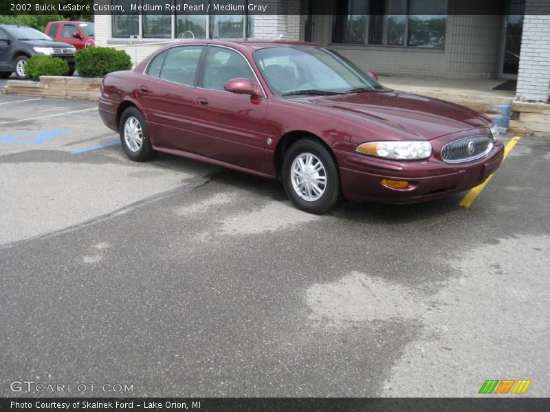 Medium Red Pearl / Medium Gray 2002 Buick LeSabre Custom