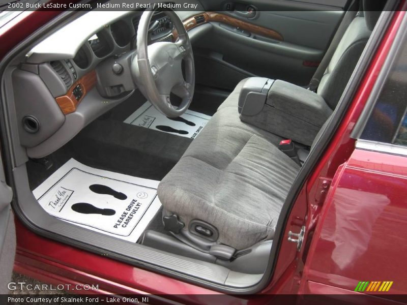 Medium Red Pearl / Medium Gray 2002 Buick LeSabre Custom